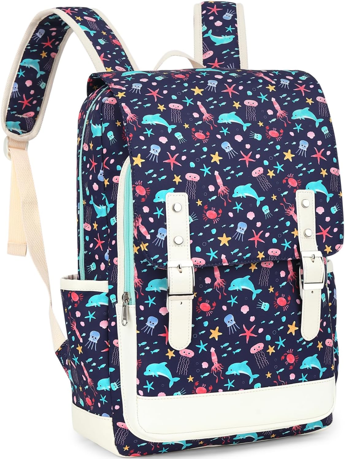 Leaper Cute Laptop Backpack Canvas Bag Daypack Satchel Bosscare