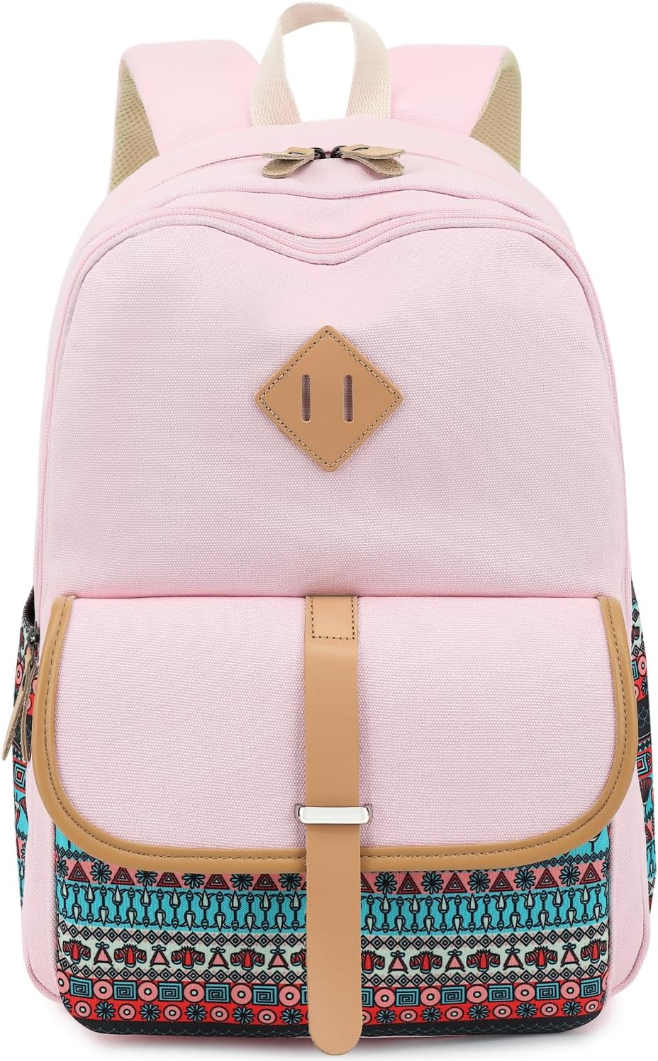 Leaper Canvas School Backpack for Girls Laptop Bag Travel Bag Bookbag Daypack