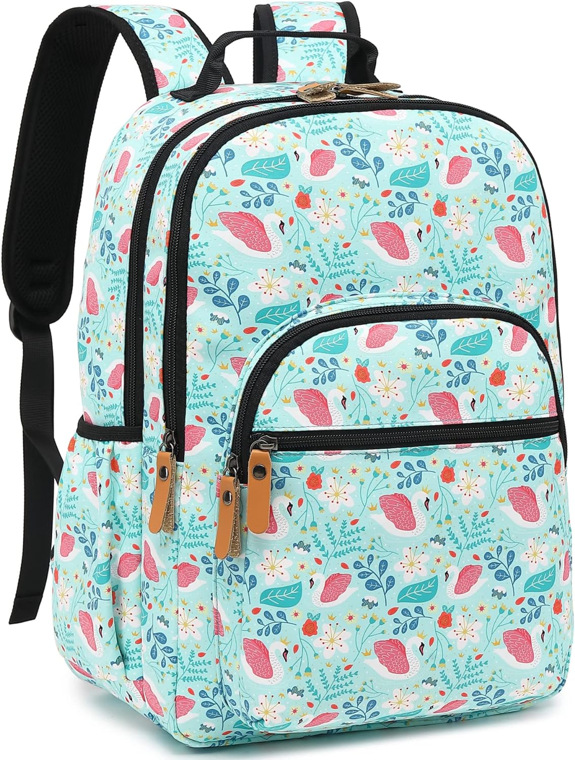 Leaper Water-resistant Floral Backpack Travel Bag bags Satchel
