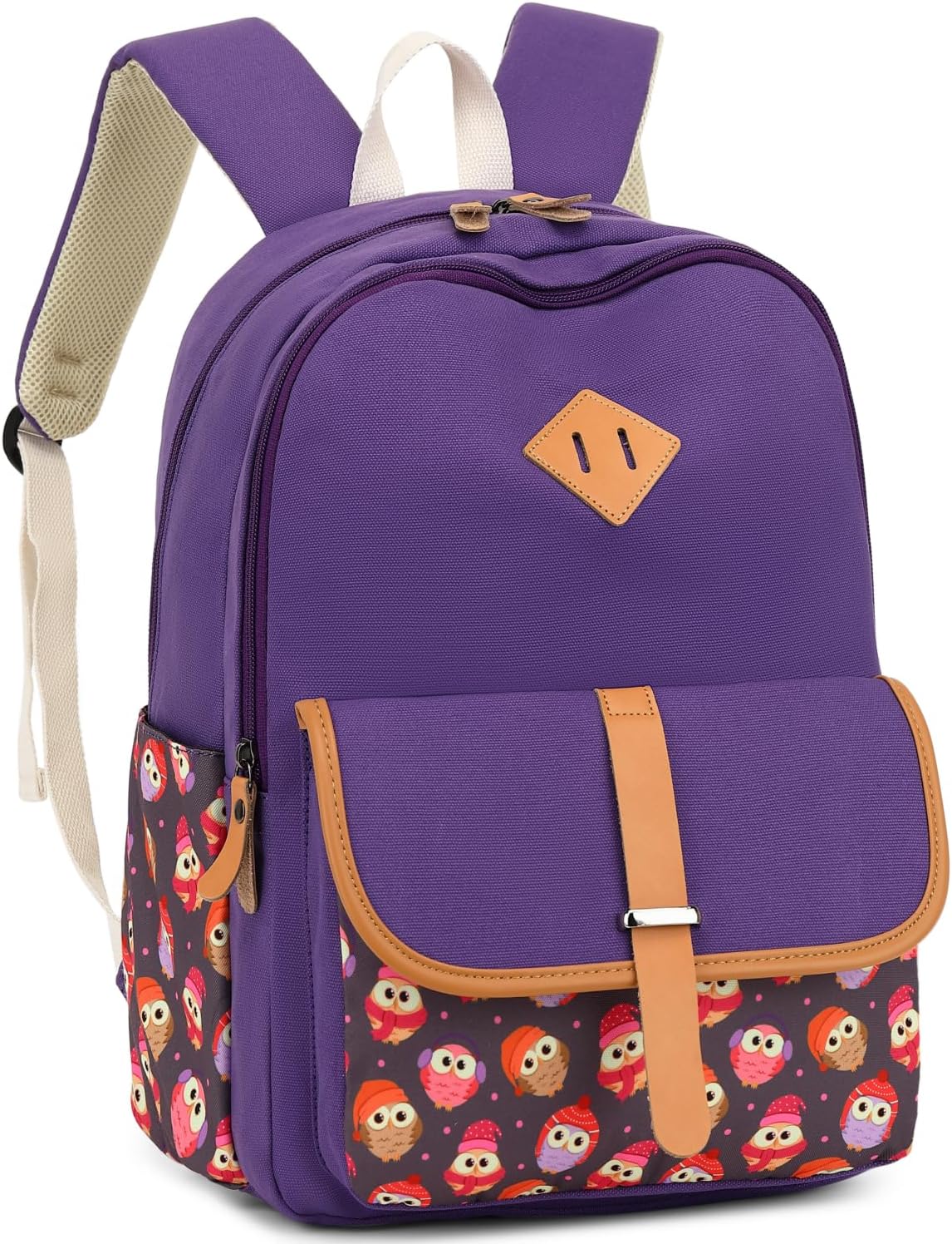 Leaper Canvas School Backpack for Girls Laptop Bag Travel Bag Bookbag Daypack